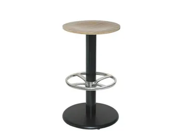 SG044 - Cast iron stool with footrest by Vela Arredamenti - view 2